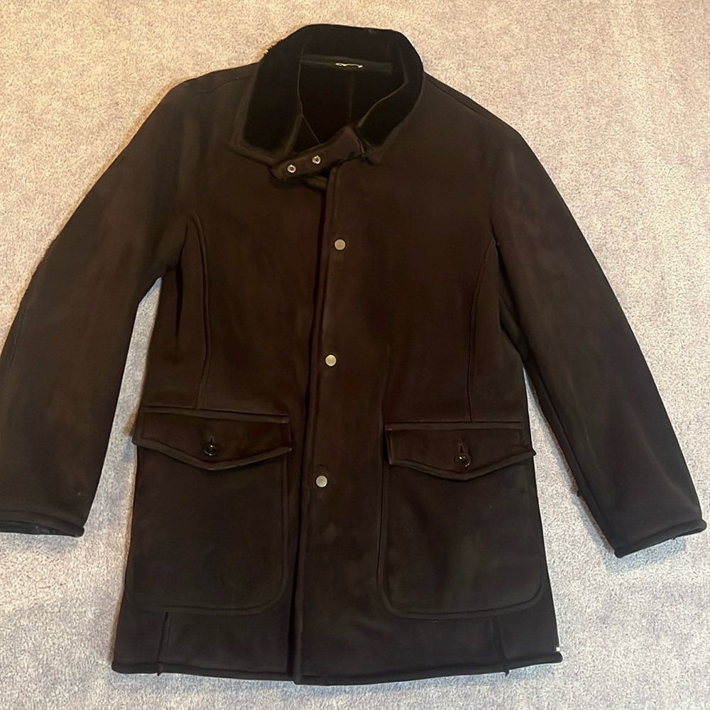 Emperor Armani men’s shearling coat